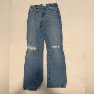 Frame Denim Light Blue Le High Straight Jeans